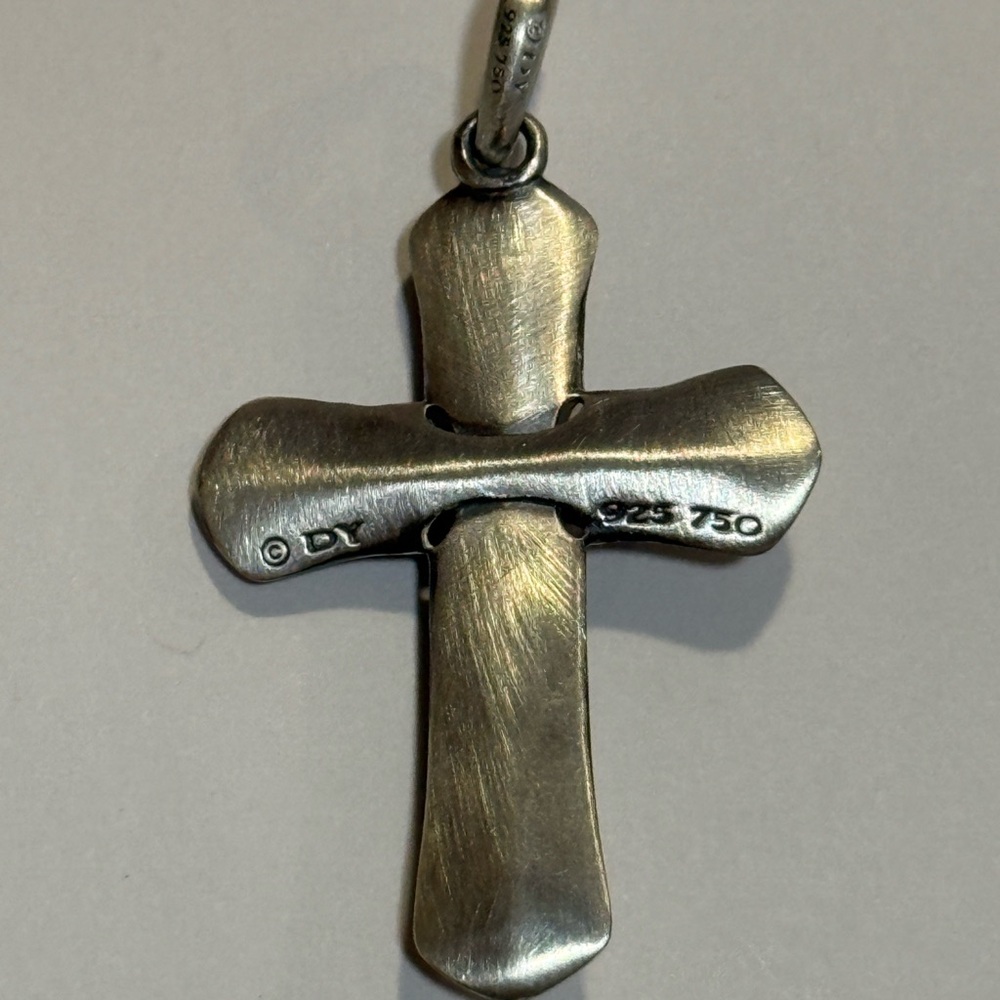 David Yurman Cross pendent with 18k gold - Picture 7 of 9